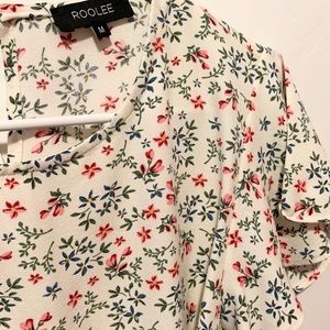 Spring/summer midi floral dress